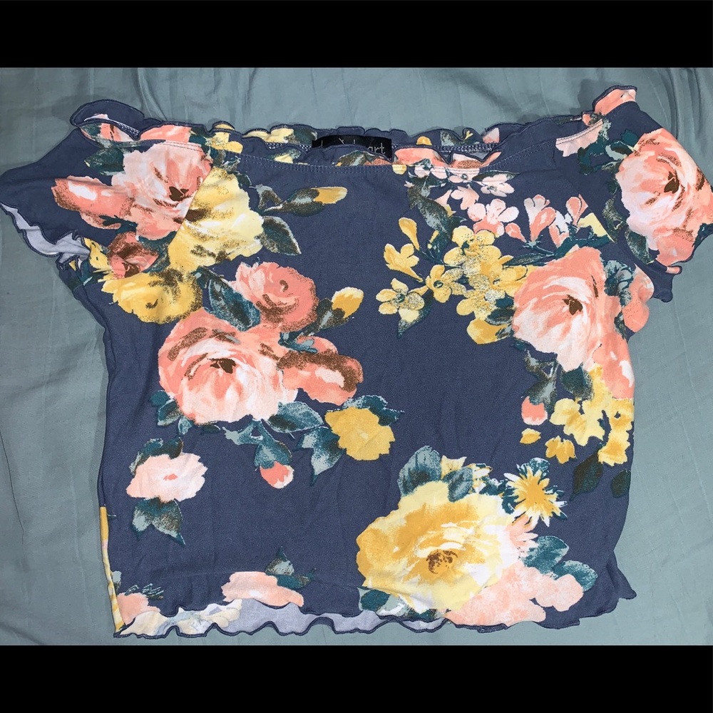 Floral Print Off the Shoulder